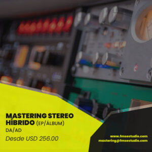 Mastering Stereo Híbrido – EP / Álbum